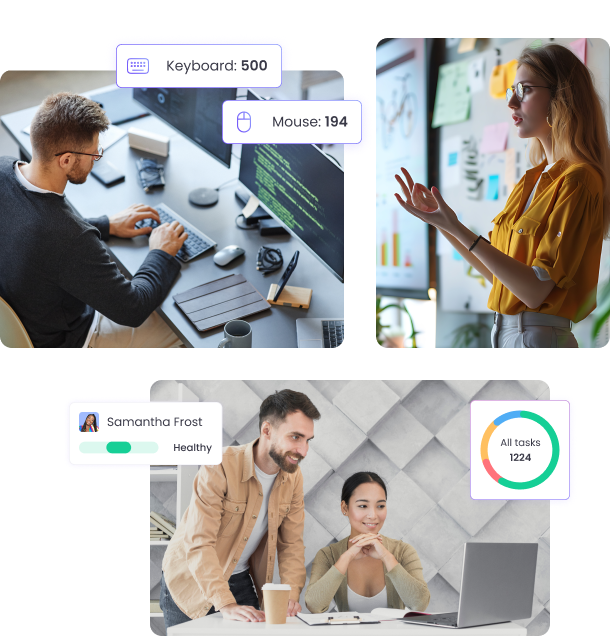 Soluciones de Monitoreo de Empleados Remotos para Todos los Sectores Adapta soluciones de monitoreo de empleados remotos para apoyar empresas de todos los sectores y mejorar la productividad laboral
